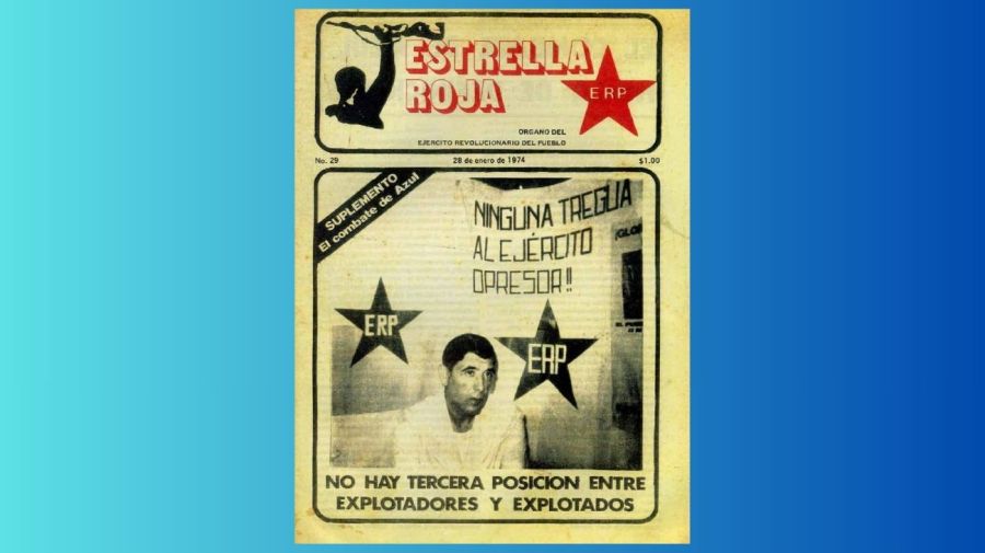 Tapa de la revista del Ejército Revolucionario del Pueblo, Estrella Roja - Edición del 28 de enero de 1974