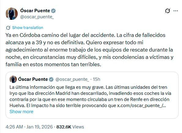 X Óscar Puente 19012026