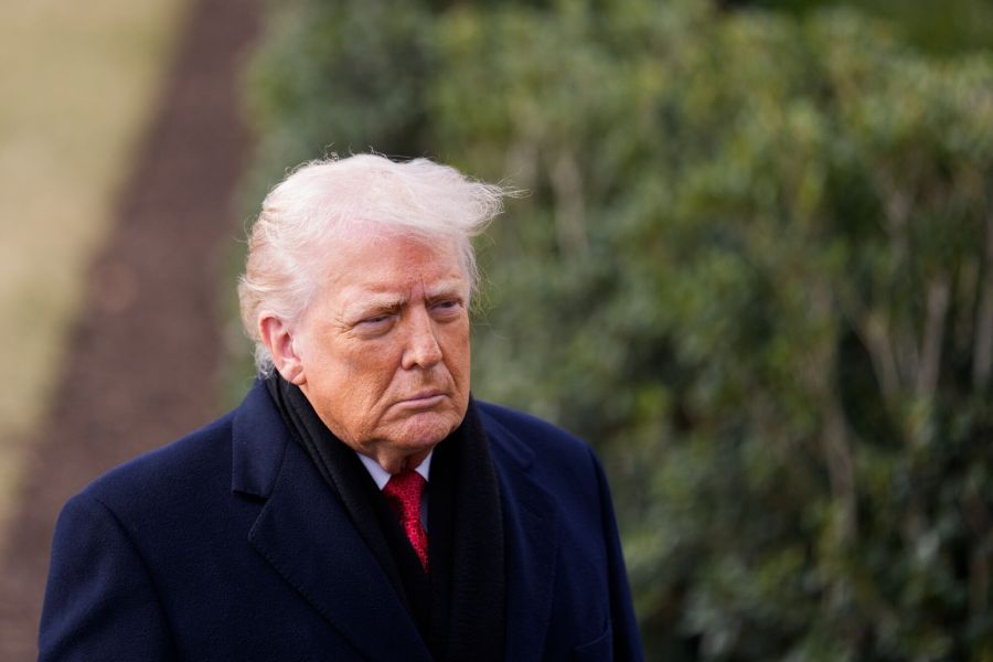 President Trump Departs White House For Florida