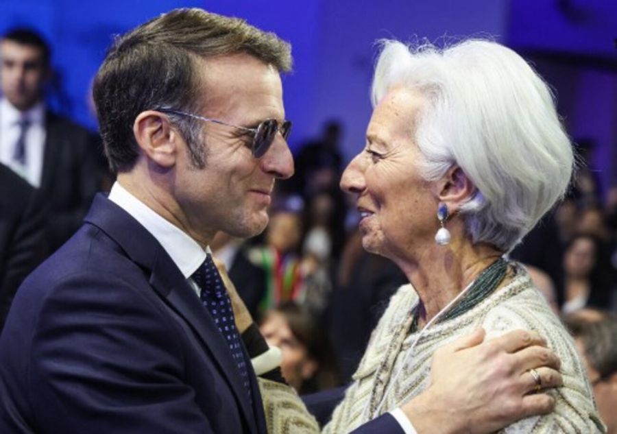 Emmanuel Macron en el Foro Económico Mundial de Davos