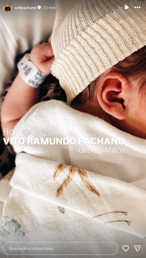hijo Sofía Pachano
