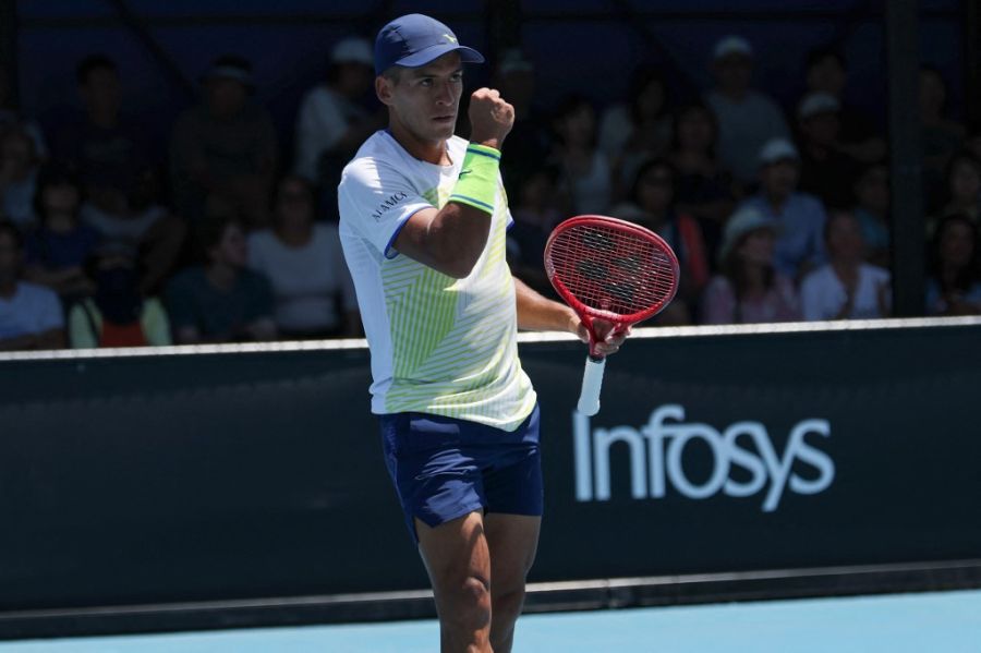 Sebastián Báez en el Australia Open 2026