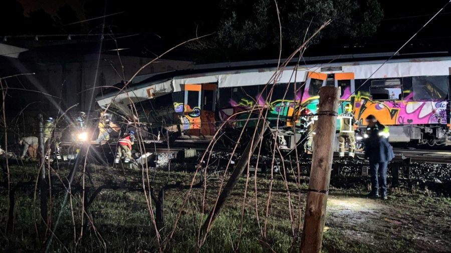 Accidente tren de Rodalies en Gélida España 21012026