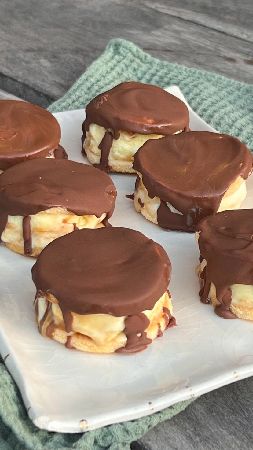 Alfajores helados, receta de Jimena Monteverde