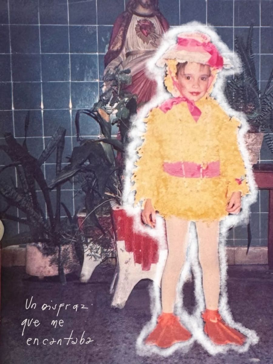 Celeste Cid de pequeña