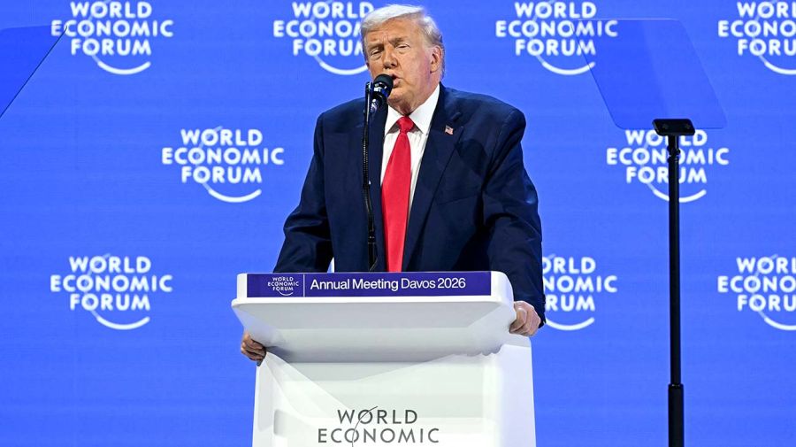 Donald Trump en Davos 21012026