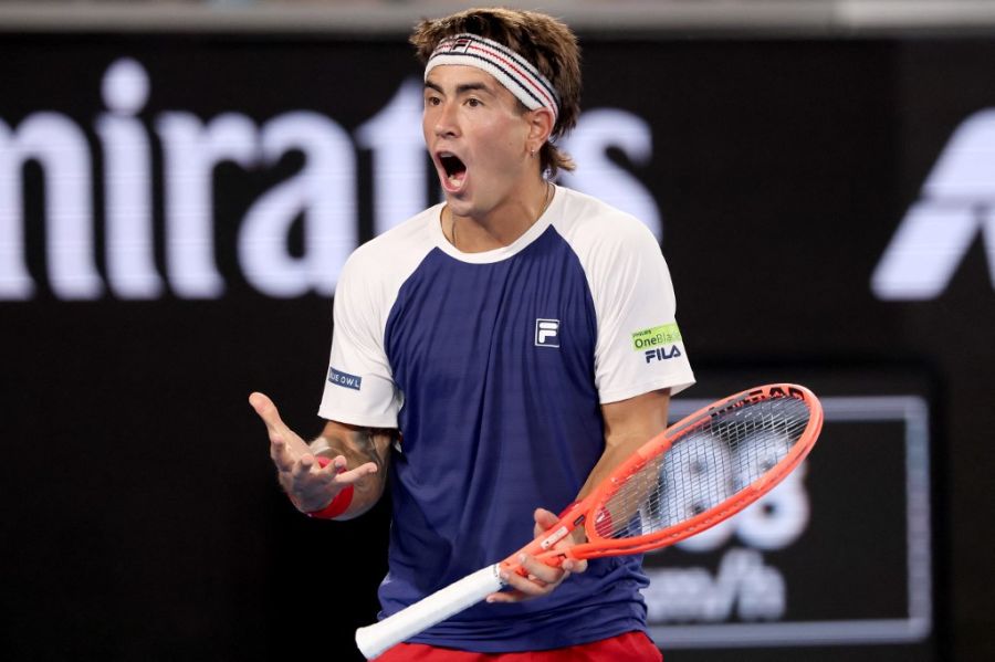 Francisco Comesaña en el Abierto de Australia