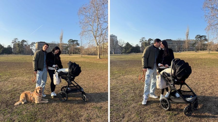 Giovanni Simeone y Carolina Baldini