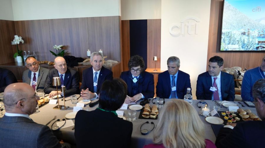 Javier Milei en el Country Strategy Dialogue on Argentina