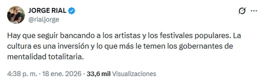 Jorge Rial bajó el tono tras el cruce con el Chaqueño Palavecino, pero dejó una frase contundente