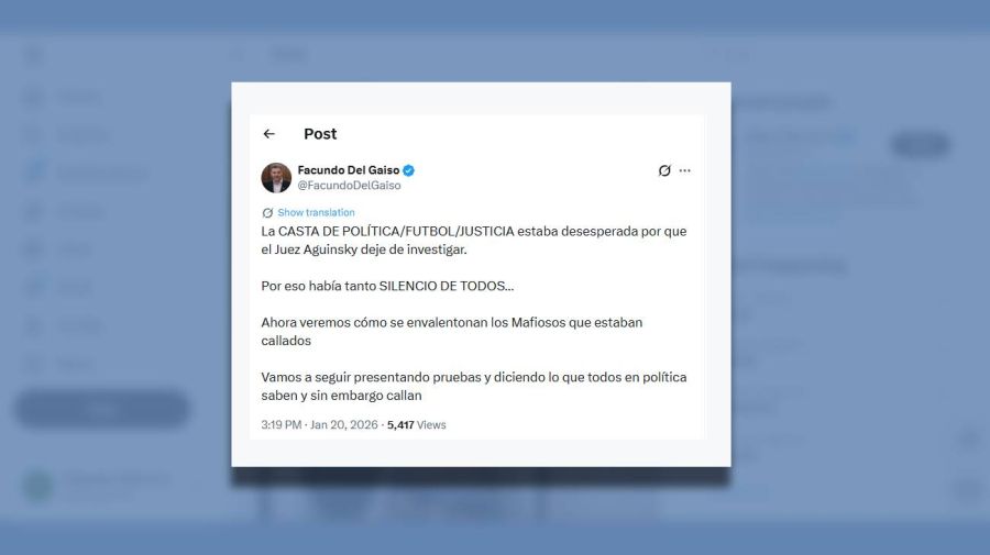 Posteo Facundo Del Gaiso 20012026