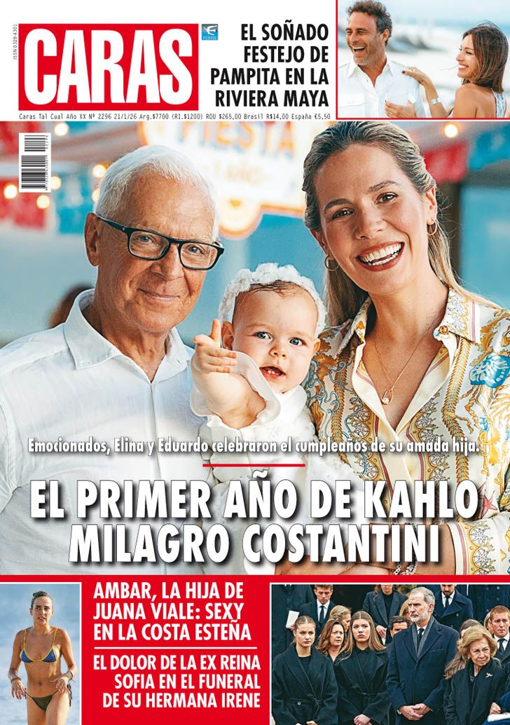 Tapa CARAS Elina Eduardo costantini