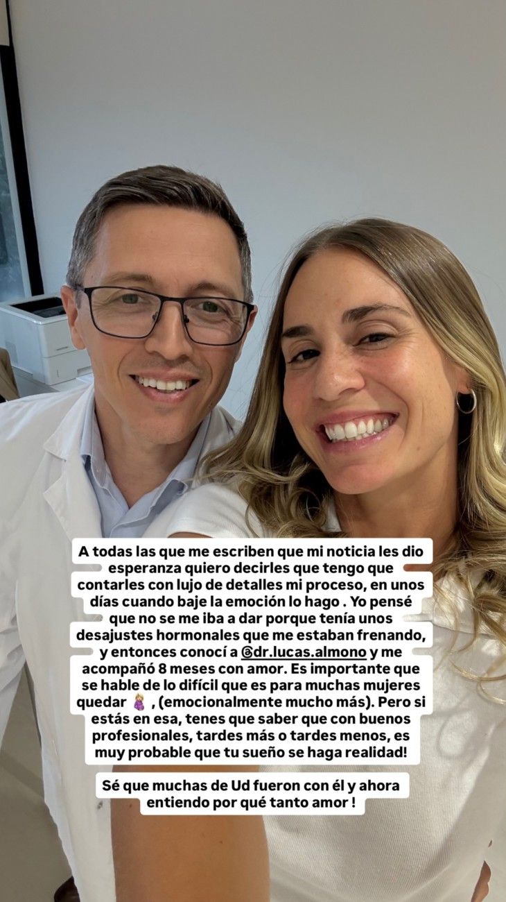 Juli Puente anunció su embarazo