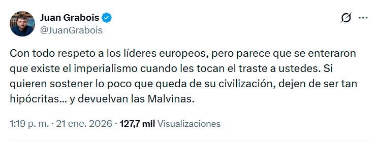 X Juan Grabois 22012026