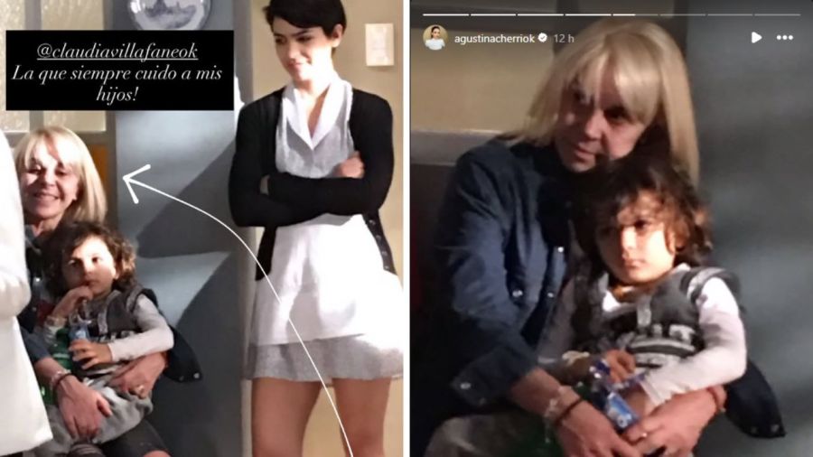 Agustina Cherri Claudia Villafañe hijos