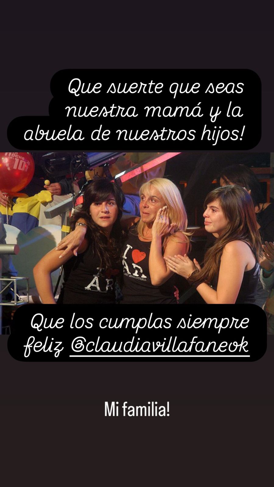 Los mensajes para Claudia Villafañe en el día de su cumpleaños