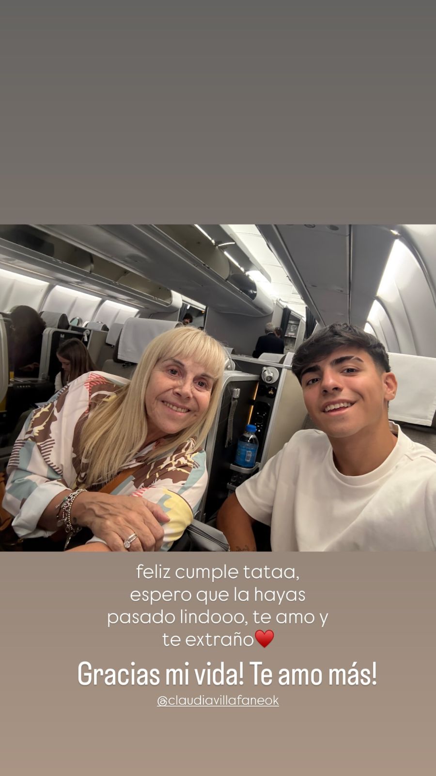 Los mensajes para Claudia Villafañe en el día de su cumpleaños