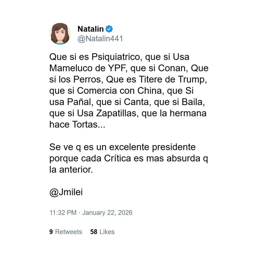 Memes sobre zapatillas de Milei 8