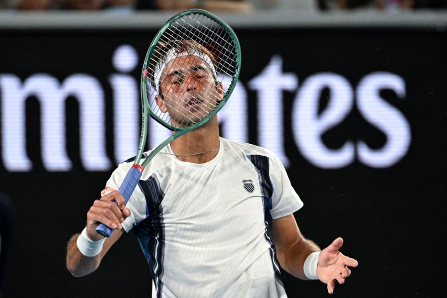 Tomás Etcheverry en el Abierto de Australia