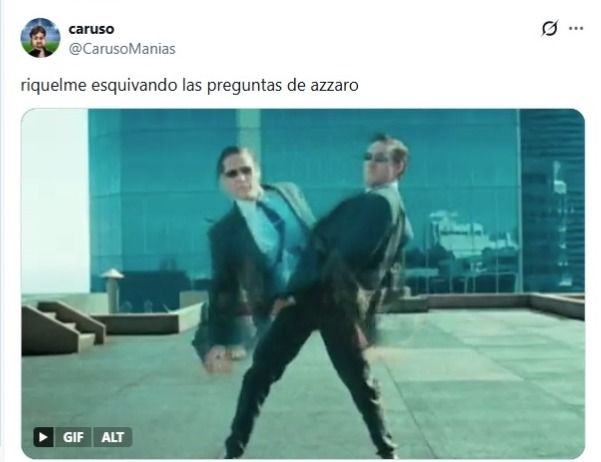 Memes sobre entrevista Azzaro a Riquelme 4