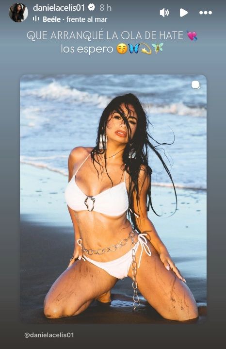 Sesión de fotos de Daniela Celis