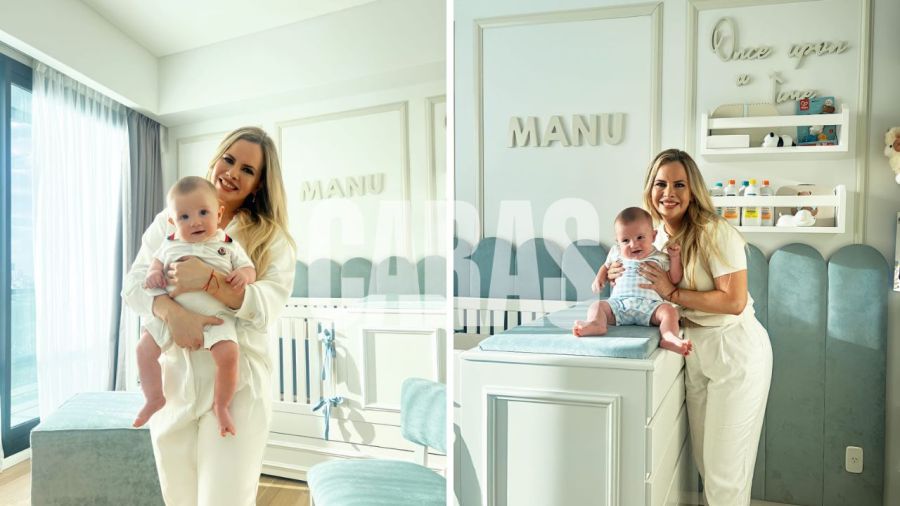 Así es la habitación de Manu, el hijo de Alejandra Maglietti