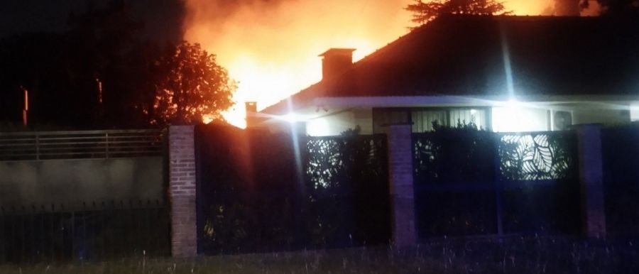 Incendio en Luis Guillón