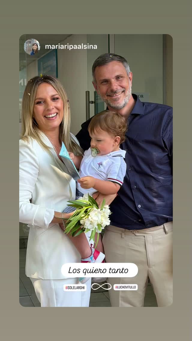 Se casaron Soledad Larghi y Luciano Vitullo