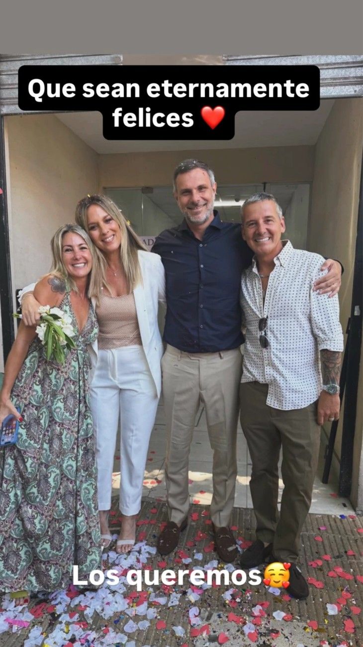 Se casaron Soledad Larghi y Luciano Vitullo