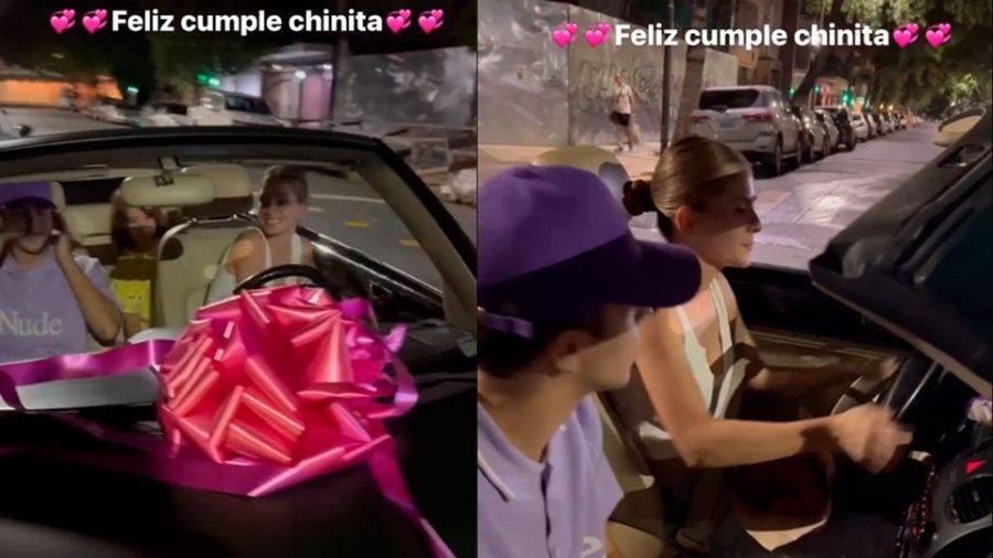 Auto que le regaló Rusherking a la China Suárez