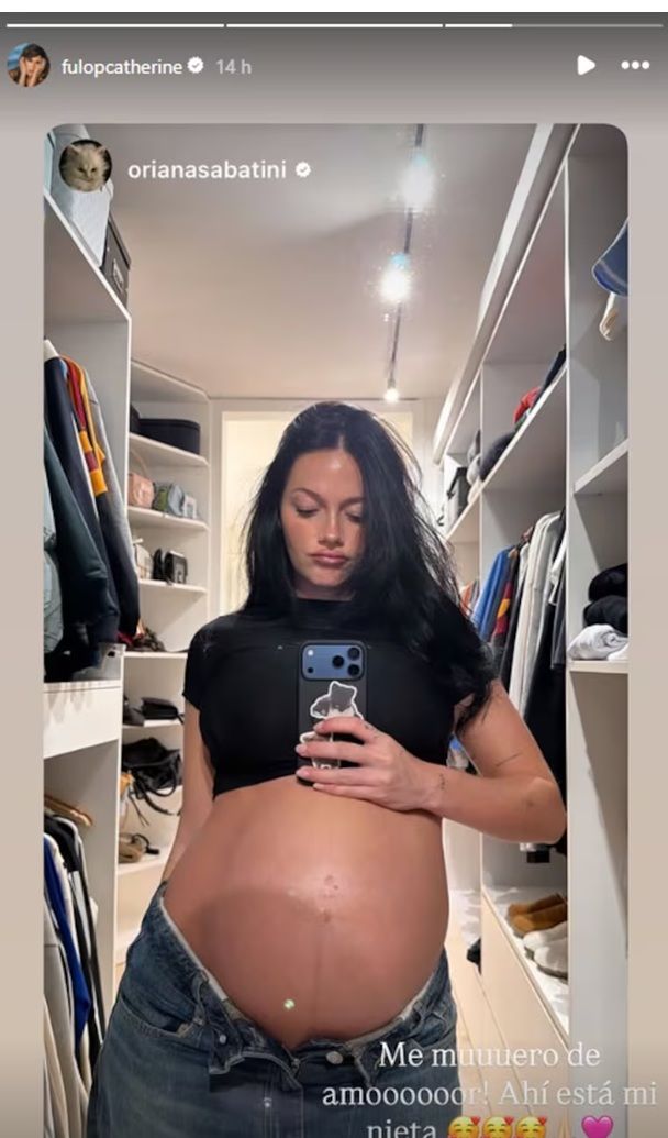 Catherine Fulop reporteó la foto de Oriana Sabatini