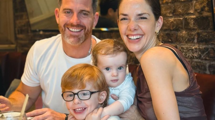 Julieta Nair Calvo y su familia 