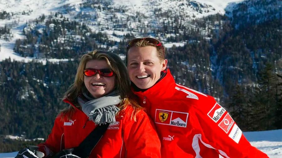  Michael Schumacher y su esposa Corinna 26012026
