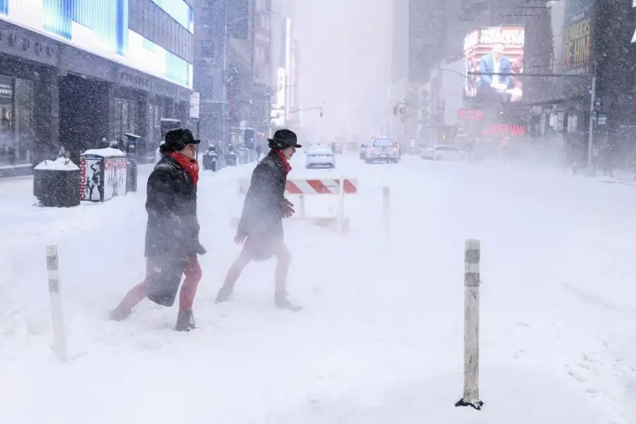 Supertormenta invernal en Estados Unidos