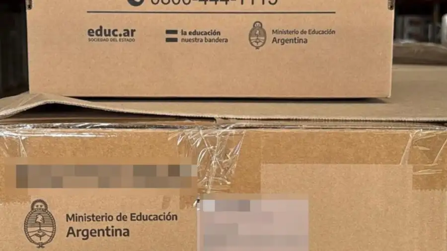 Notebooks del programa Conectar Igualdad recuperadas por la Policía de Seguridad Aeroportuaria