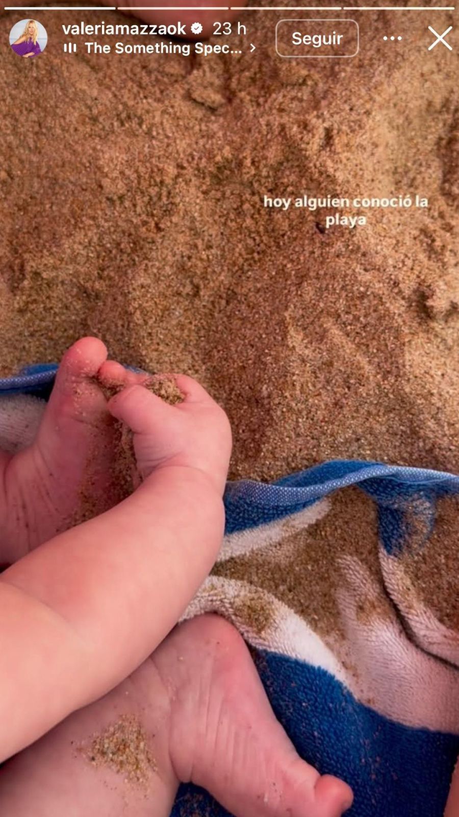 Valeria Mazza y Bernardo