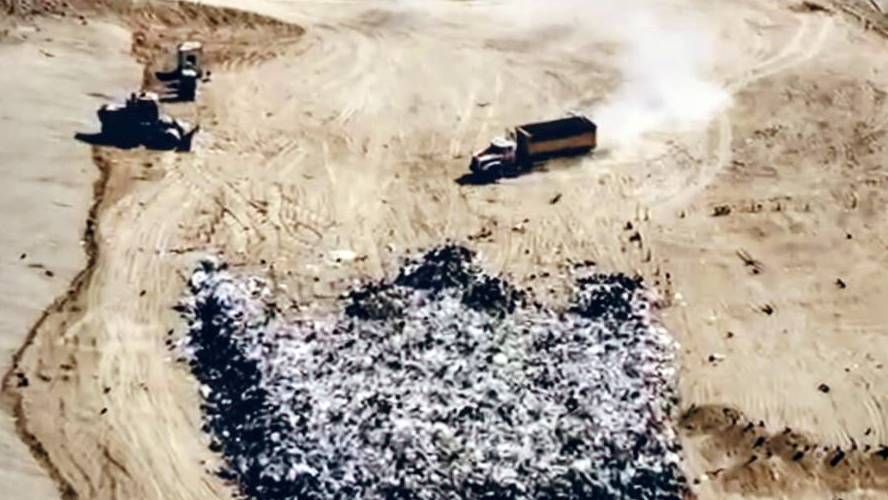 Cementerio de ropa en Atacama