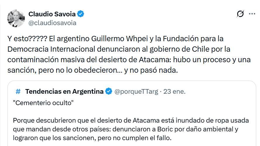 Cementerio de ropa en Atacama