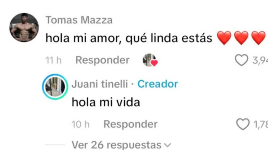 Juanita Tinelli y Tomás Mazza