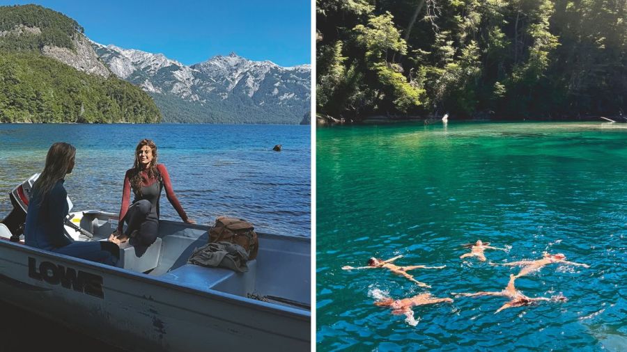 Juliana Awada en la Patagonia