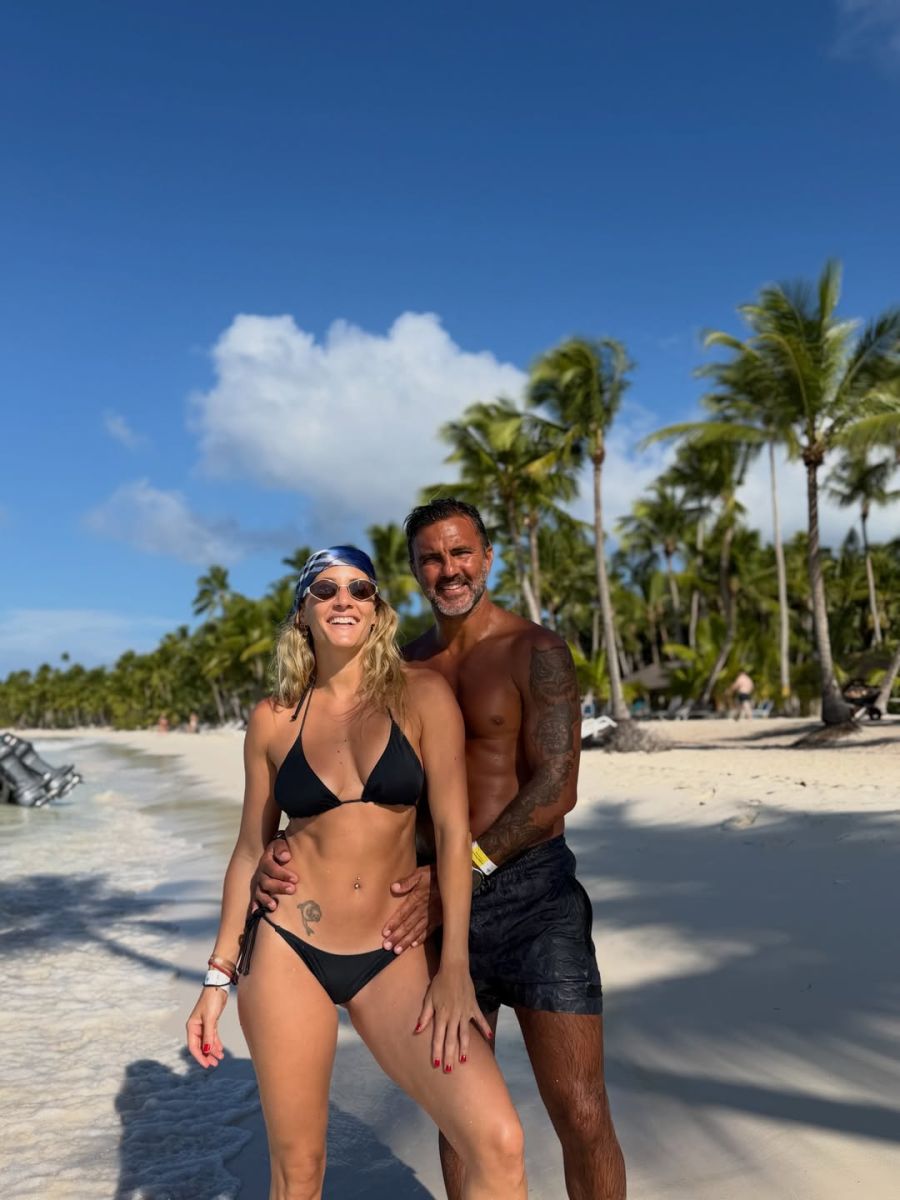 Las vacaciones familiares de Mica Viciconte y Fabián Cubero