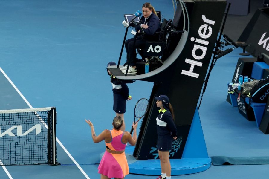 Aryna Sabalenka en el Australia Open 2026