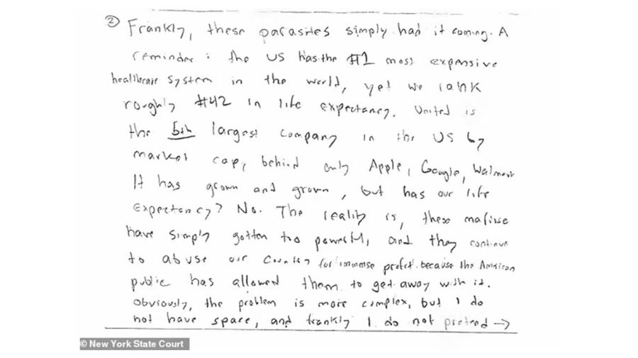 Elementos caso Mangione 29012026