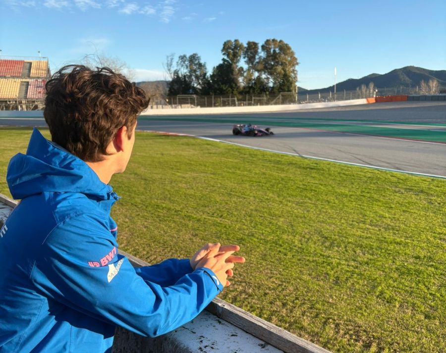 Franco Colapinto en Barcelona