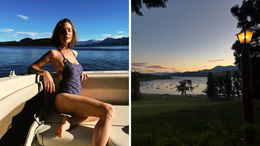 Las vacaciones de Laura Laprida y su bebé Otto