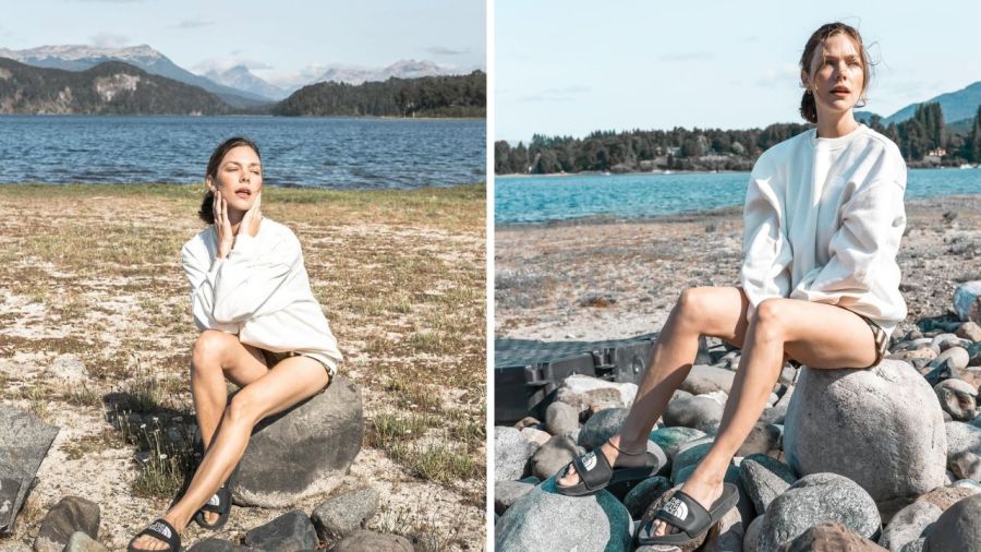 Las vacaciones de Laura Laprida y su bebé Otto