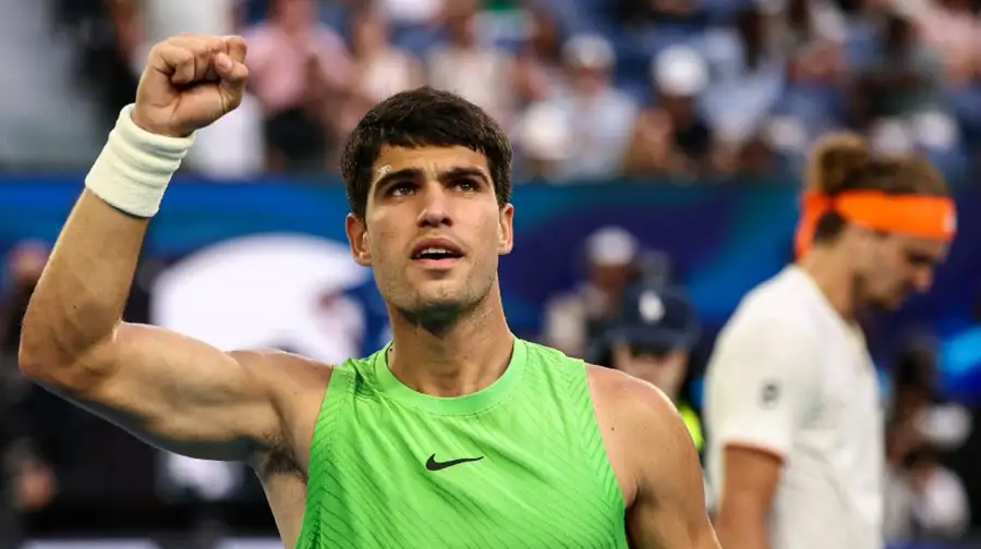 Carlos Alcaraz en el Abierto de Australia 2026