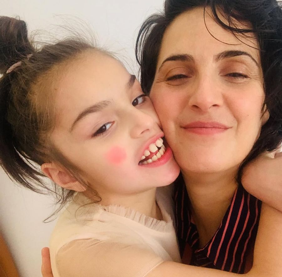 Julieta Díaz y su hija