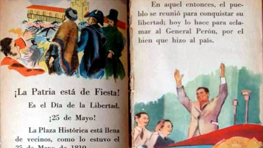 Libro de primaria que enseñaba el peronismo 30012026
