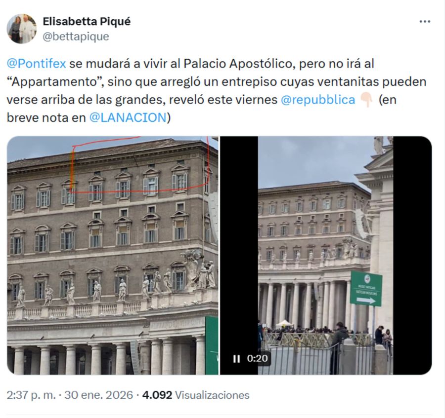 Nuevo hogar del Papa León XIV